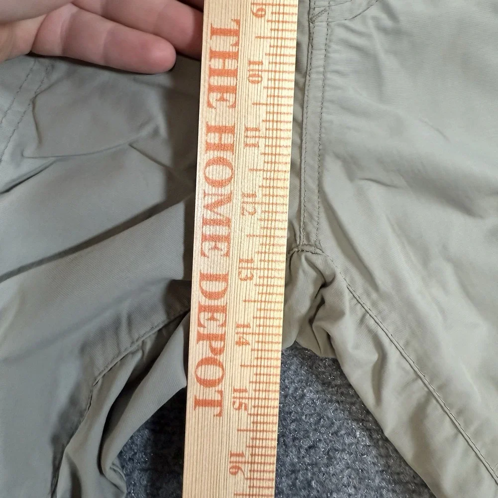 REI Pants Mens Large (Fits 30x31) Tan Beige Cargo Nylon UPF‎ 50+ Hiking Outdoors